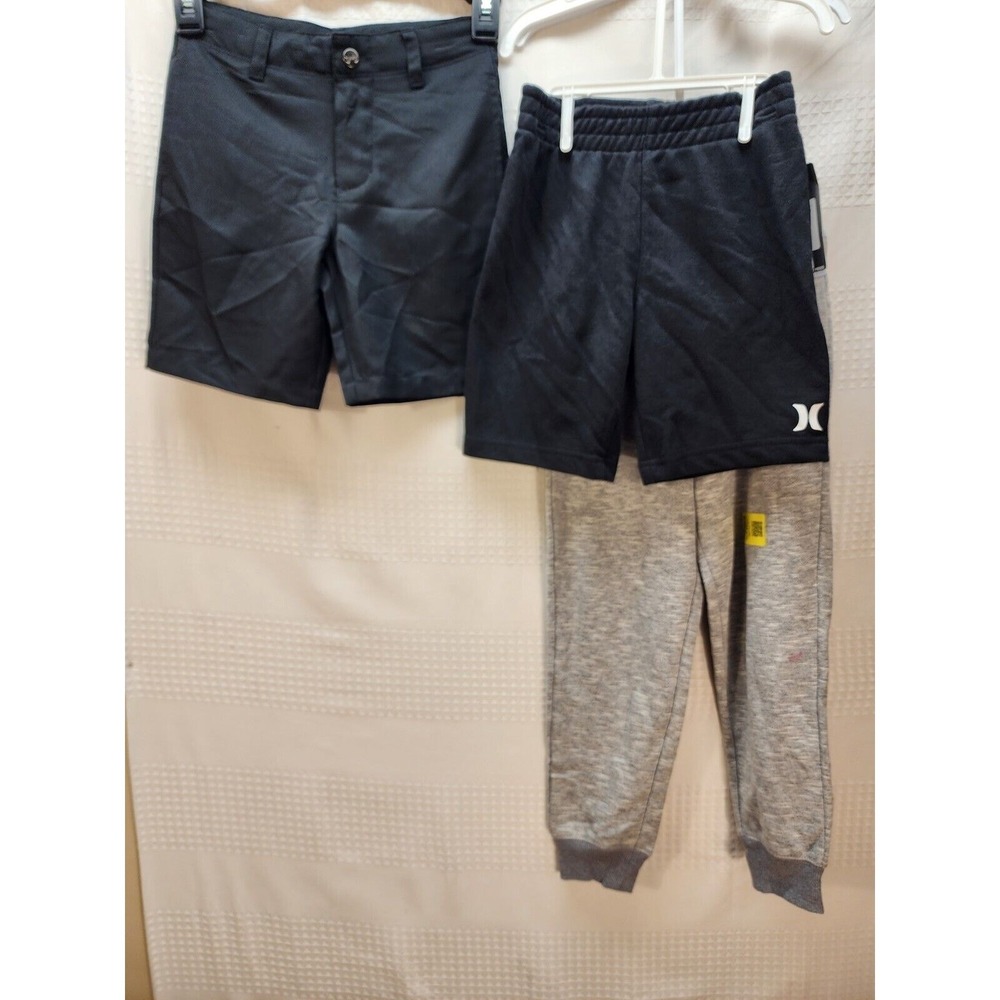 Hurley Under Armour Jumping Beans Boys 3pc Shorts Sweatpants Bundle Size 5 6